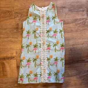 J Bailey Girls Size 8 Tropical Print Sleeveless Dress